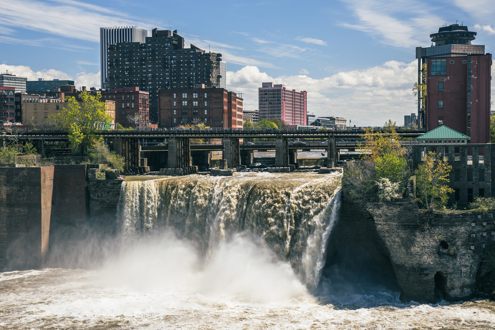 In Rochester we try to give new life to a waterfall