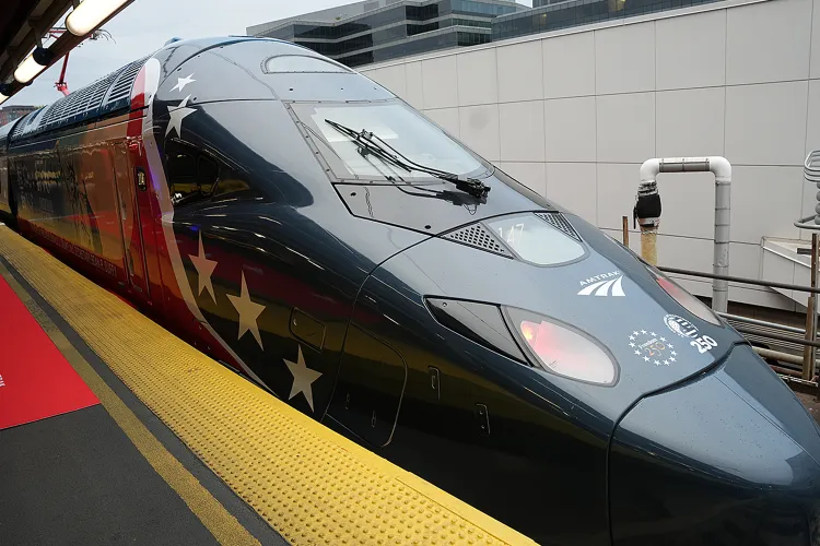The Amtrak train to celebrate America 250