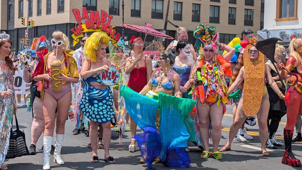 The Mermaid Parade of Coney Island risked jumping