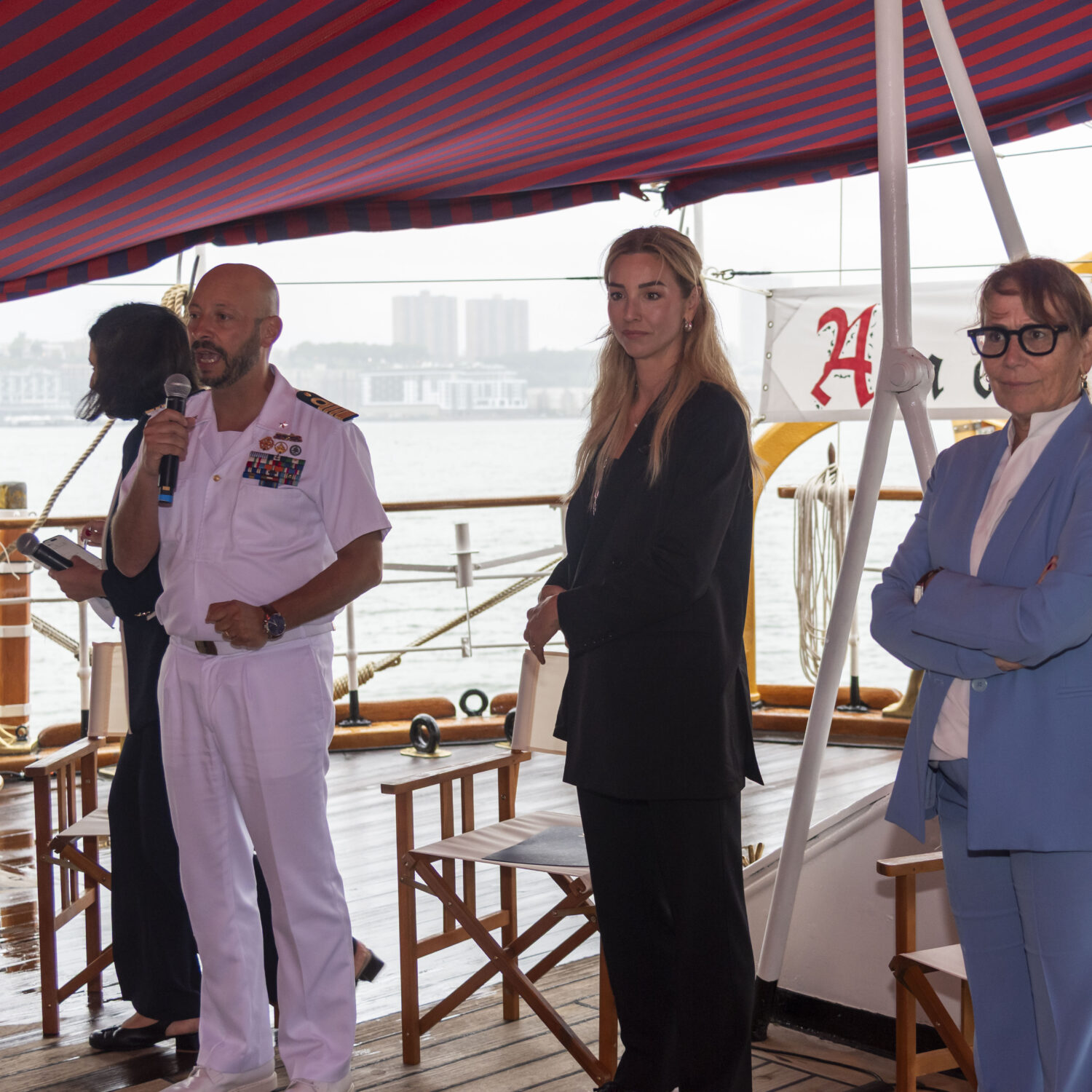 Genoa presents itself in New York on board the Vespucci, between art, sea and new opportunities