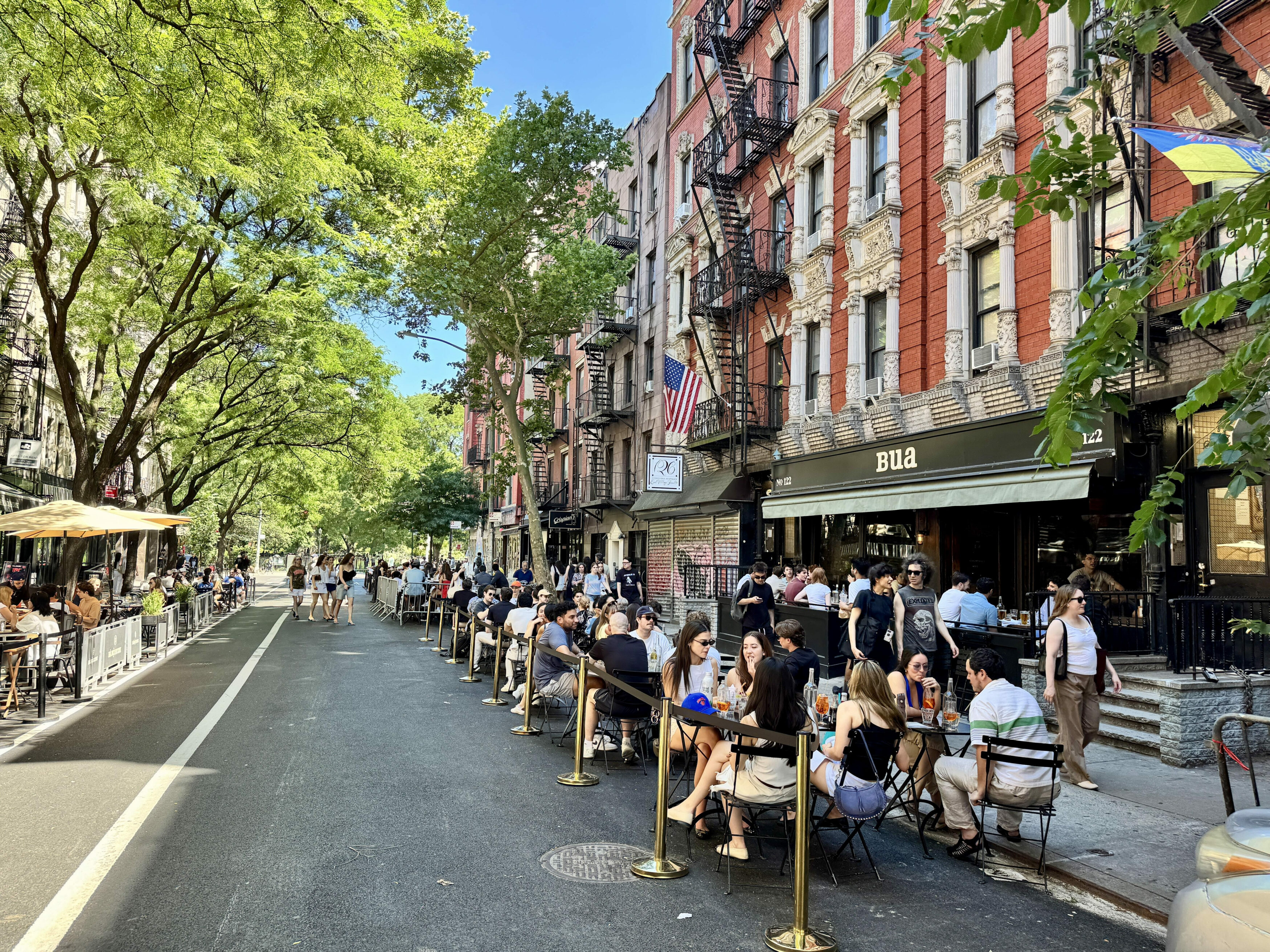 Now it is law: in New York the tables of the restaurants will remain on the street even in winter